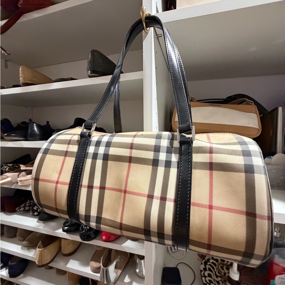Burberry Nova Check Barrel Bag | Includes Dust Bag